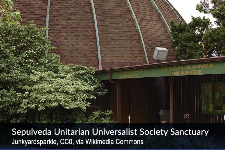 Sepulveda Unitarian Universalist Society Sanctuary Junkyardsparkle, CC0, via Wikimedia Commons