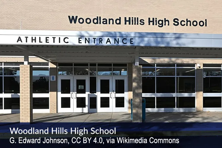 Woodland Hills High School G. Edward Johnson, CC BY 4.0, via Wikimedia Commons