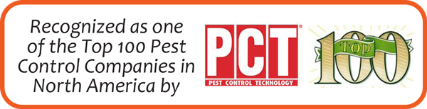 Recognized as one of the Top 100 Pest Control Companies in North America by PCT 100