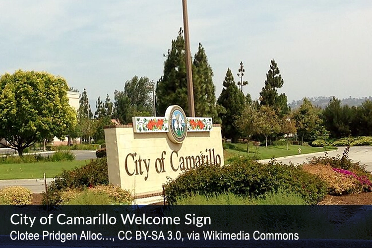 City of Camarillo Welcome Sign