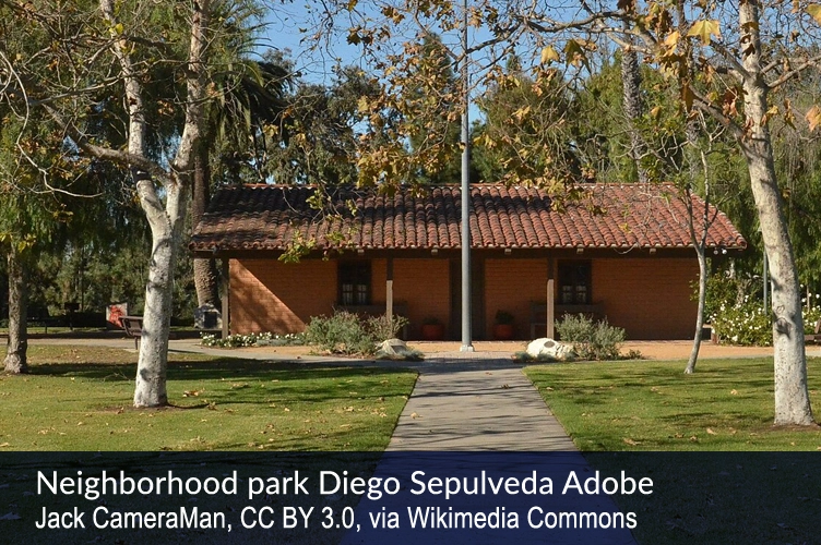 Neighborhood park Diego Sepulveda Adobe