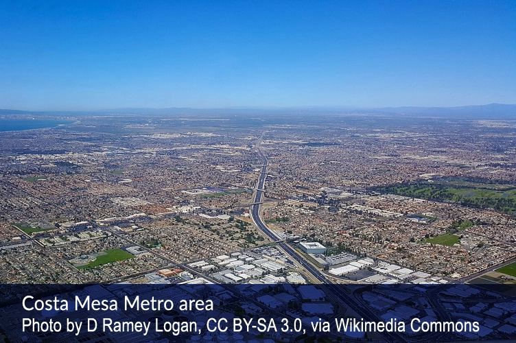 Costa Mesa Metro area