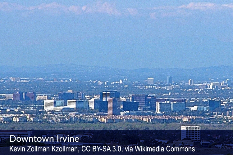 Downtown Irvine Overhead