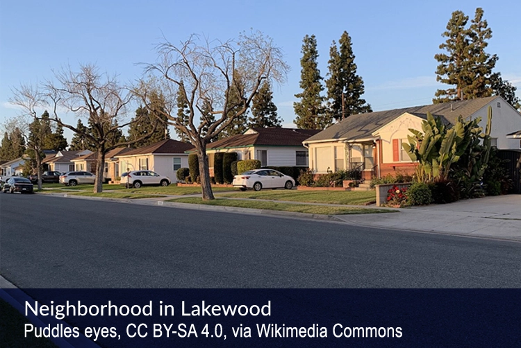 Neighborhood in Lakewood