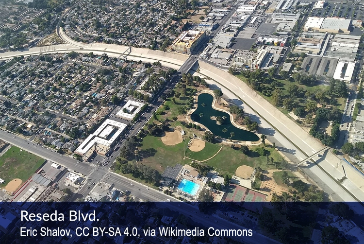 Reseda Blvd. Aerial View 