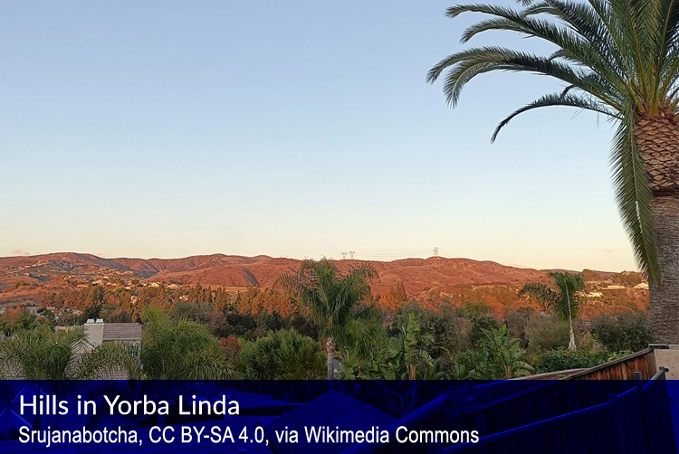 Hills in Yorba Linda