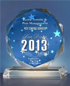 Termite & Pest Control 2013 Award
